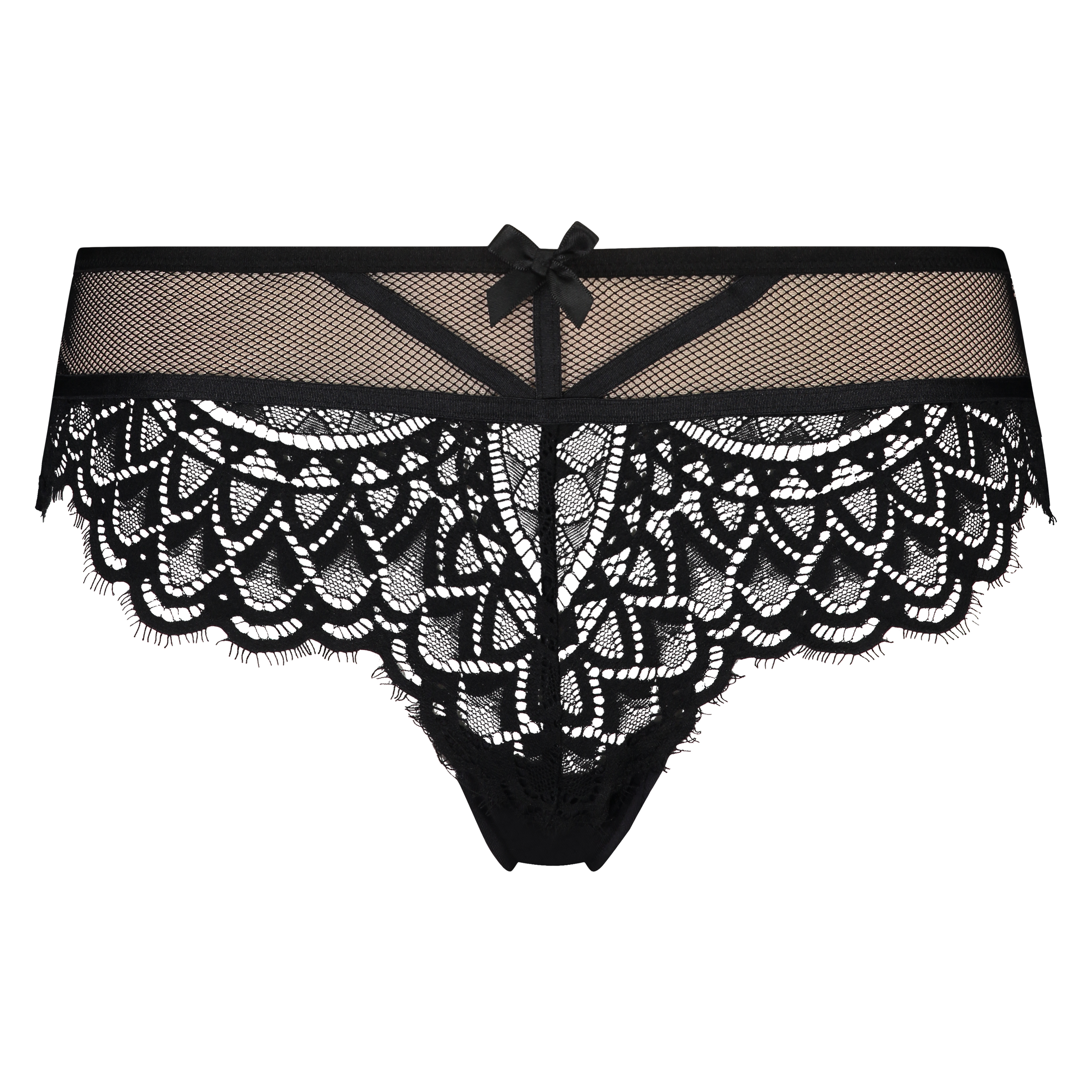 Slip br&eacute;silien Lucia, Noir, main